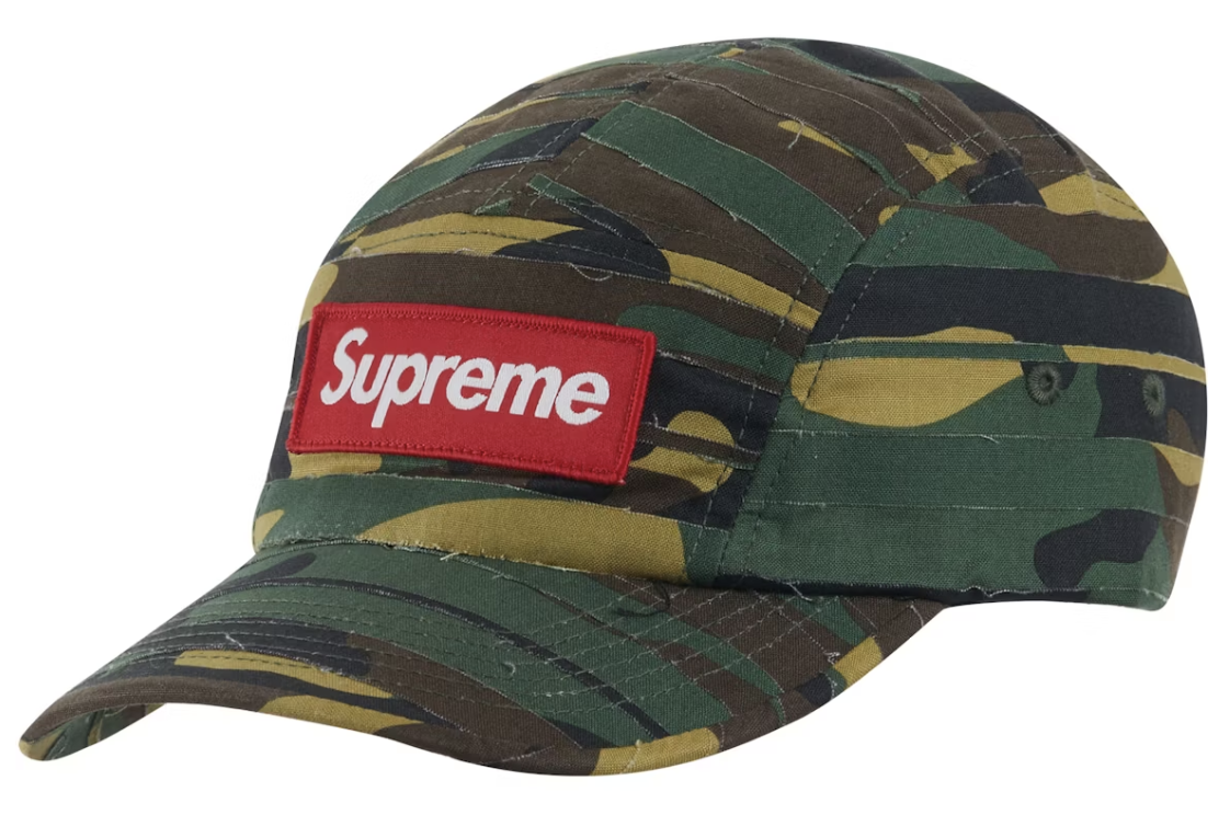 Supreme Layered Camo Camp Cap Green DL