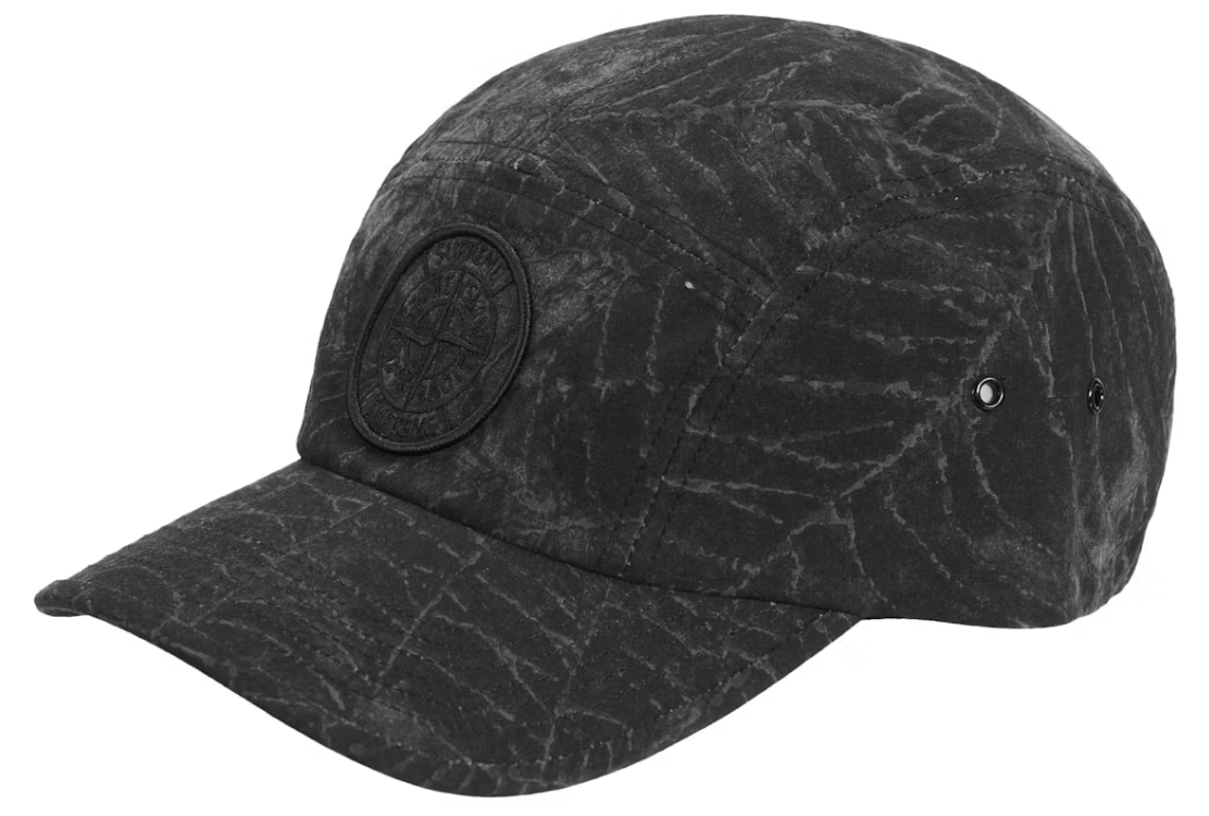 Supreme Stone Island Camp Cap (FW23) Black DL
