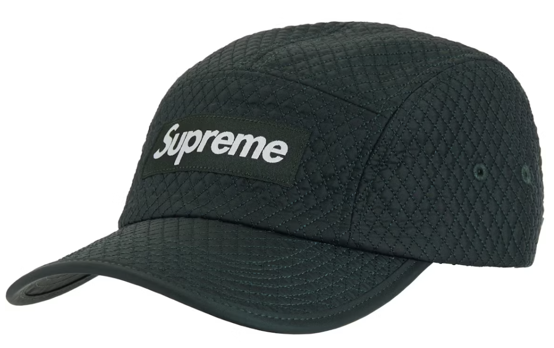 Supreme Micro Quilted Camp Cap Pine DL