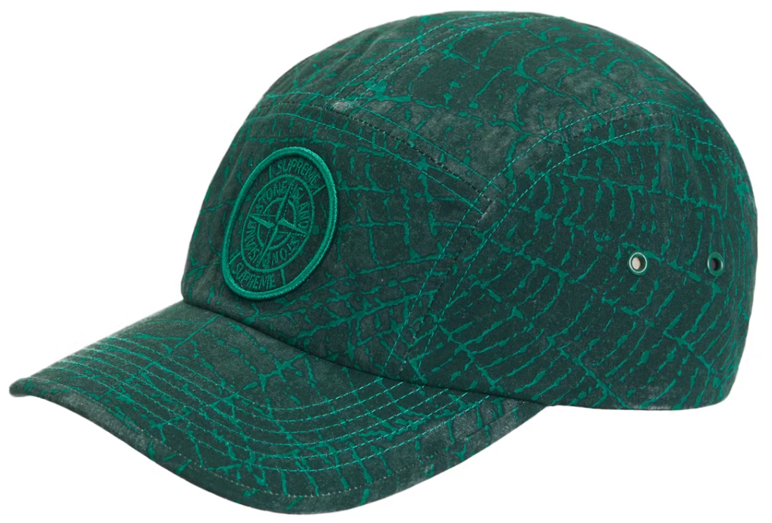 Supreme Stone Island Camp Cap (FW23) Dark Green DL