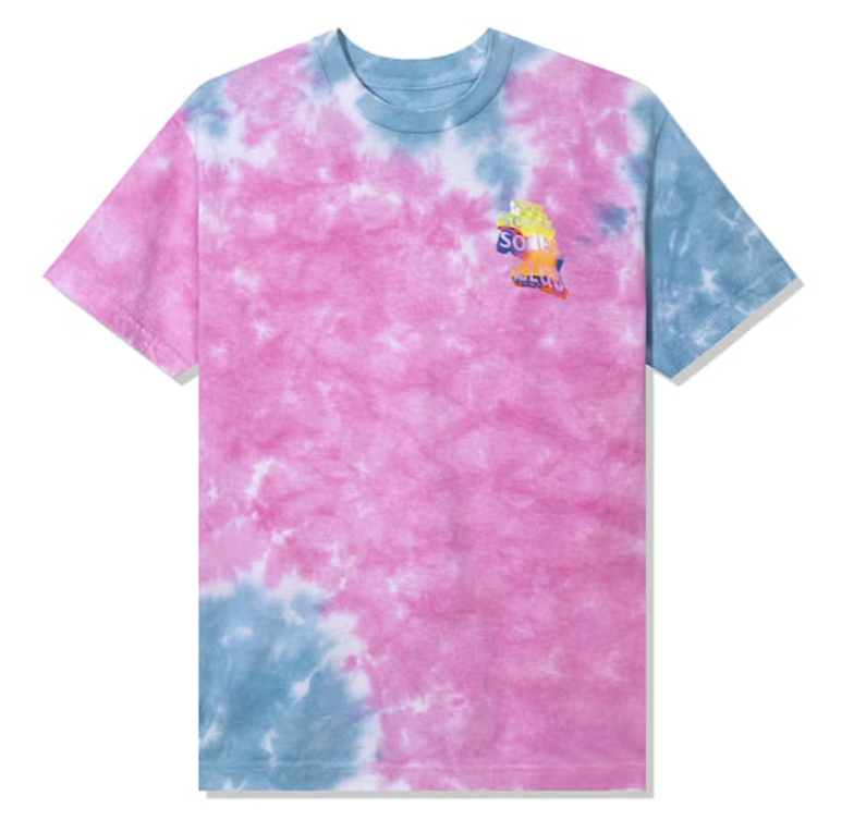 Anti Social Social Club Entheogen Tie Dye Tee Pink/Blue DL