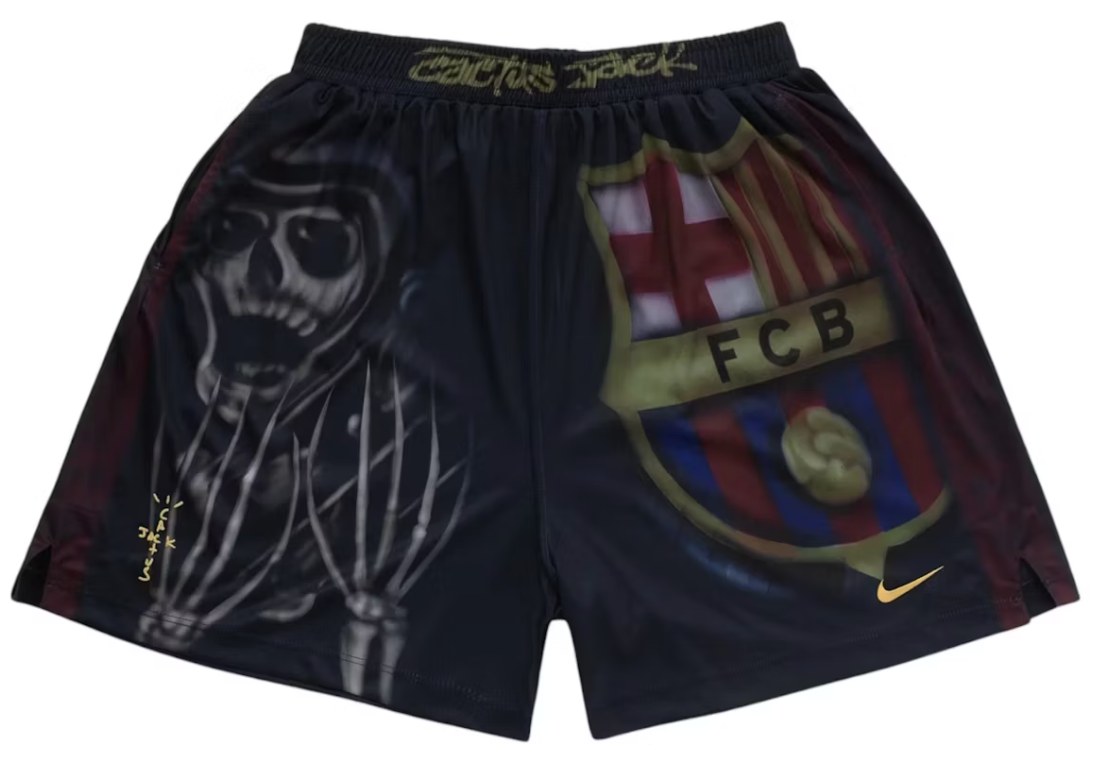 Travis Scott x Nike x FC Barcelona Skeleton Home Shorts ML