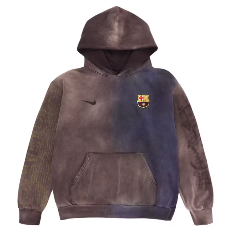 Travis Scott x Nike x FC Barcelona Split-Dye Crest Hoodie ML