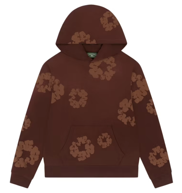 Denim Tears Mono Cotton Wreath Hoodie Brown AG