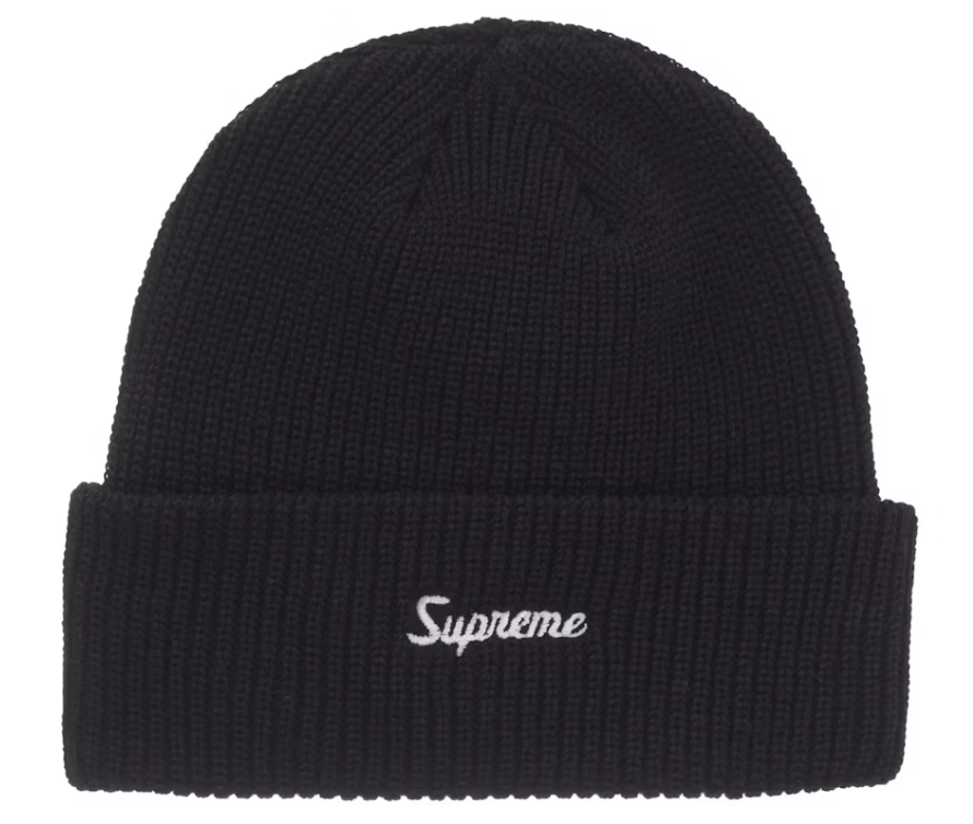 Supreme Loose Gauge Beanie (FW25) Black AG