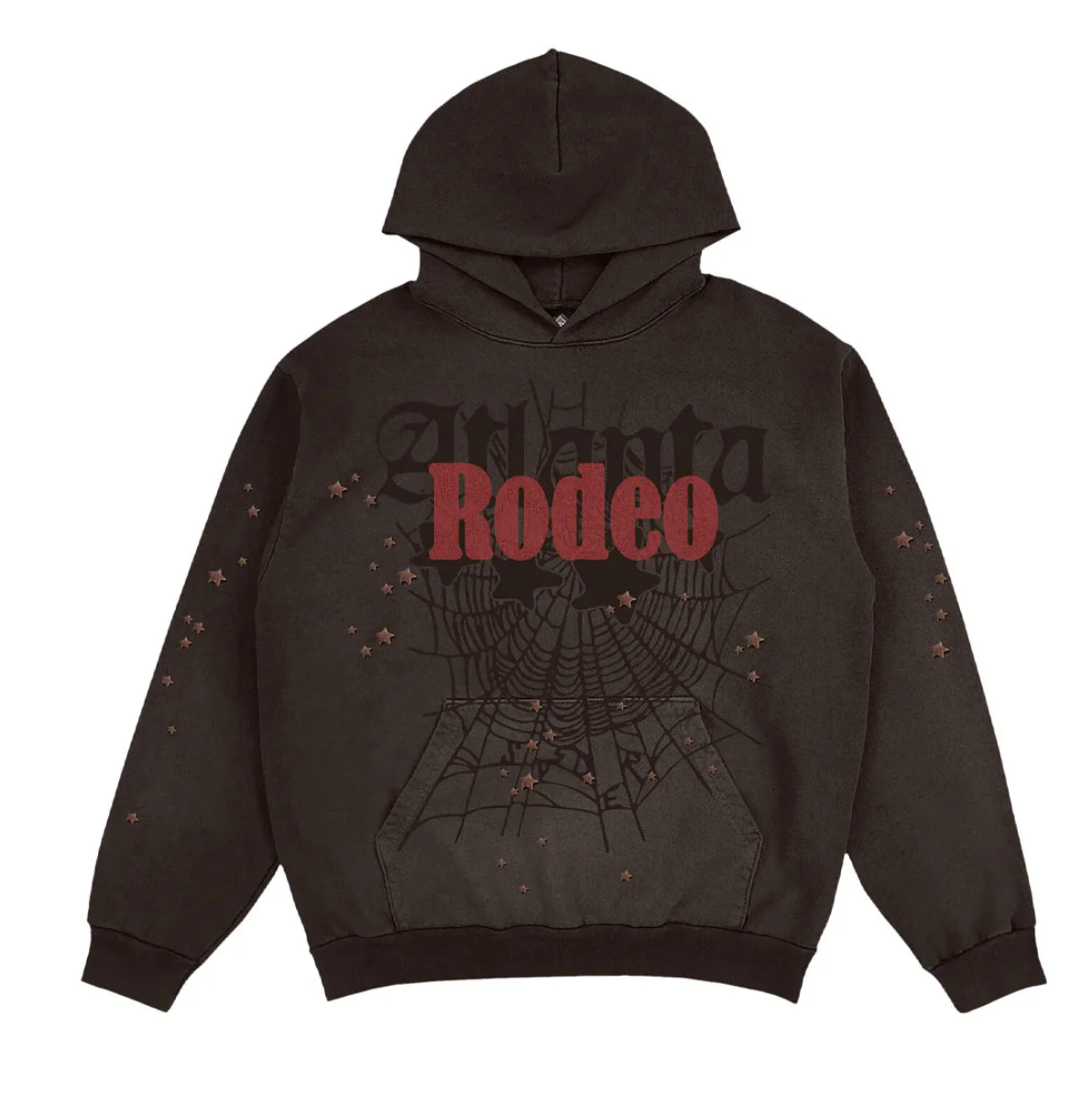 Sp5der Cactus Jack Rodeo Hoodie Brown ML