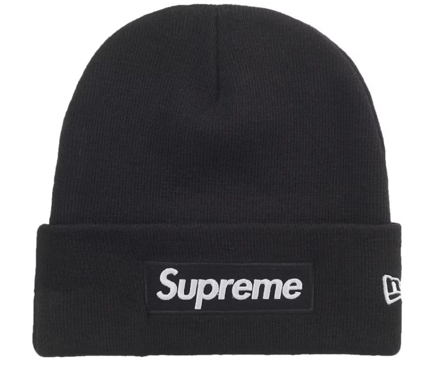 Supreme New Era Box Logo Beanie (FW25) Black FP