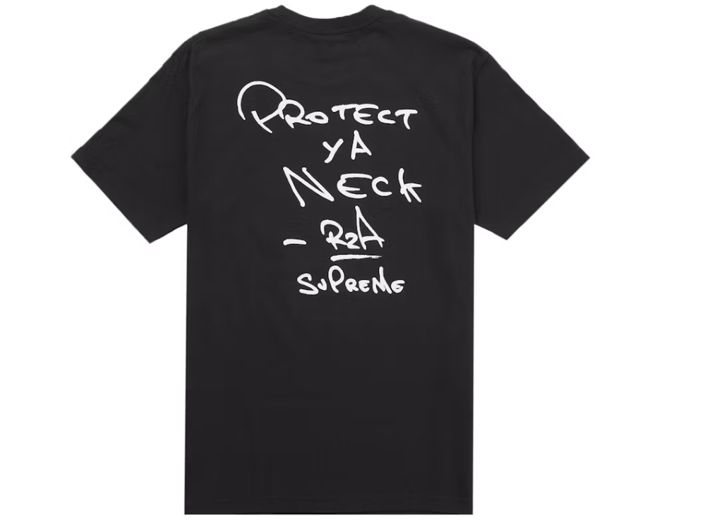 Supreme Wu-Tang Rza Tee Black AG