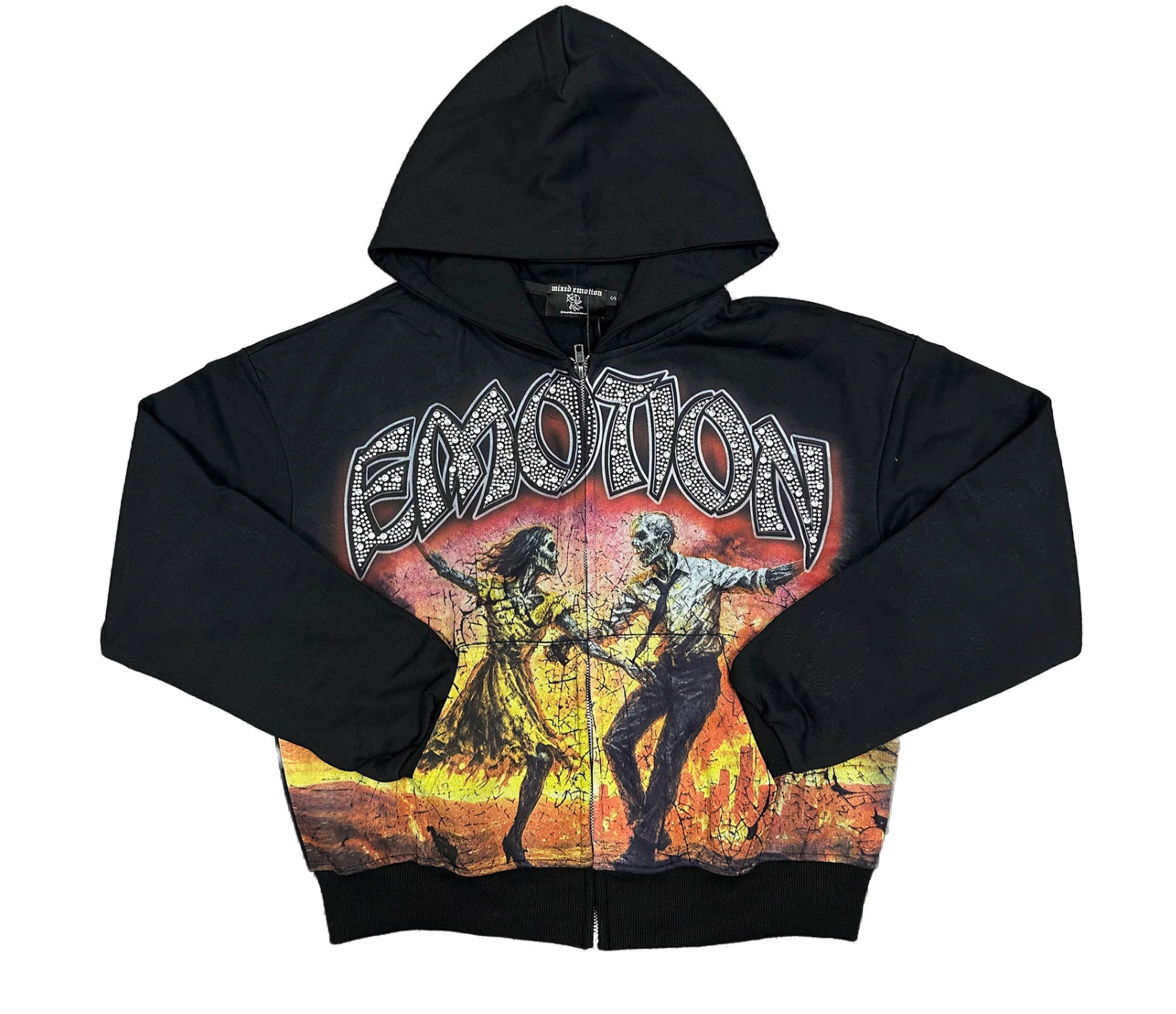 Mixed Emotion ‘Last Dance’ Rhinestone Hoodie FP