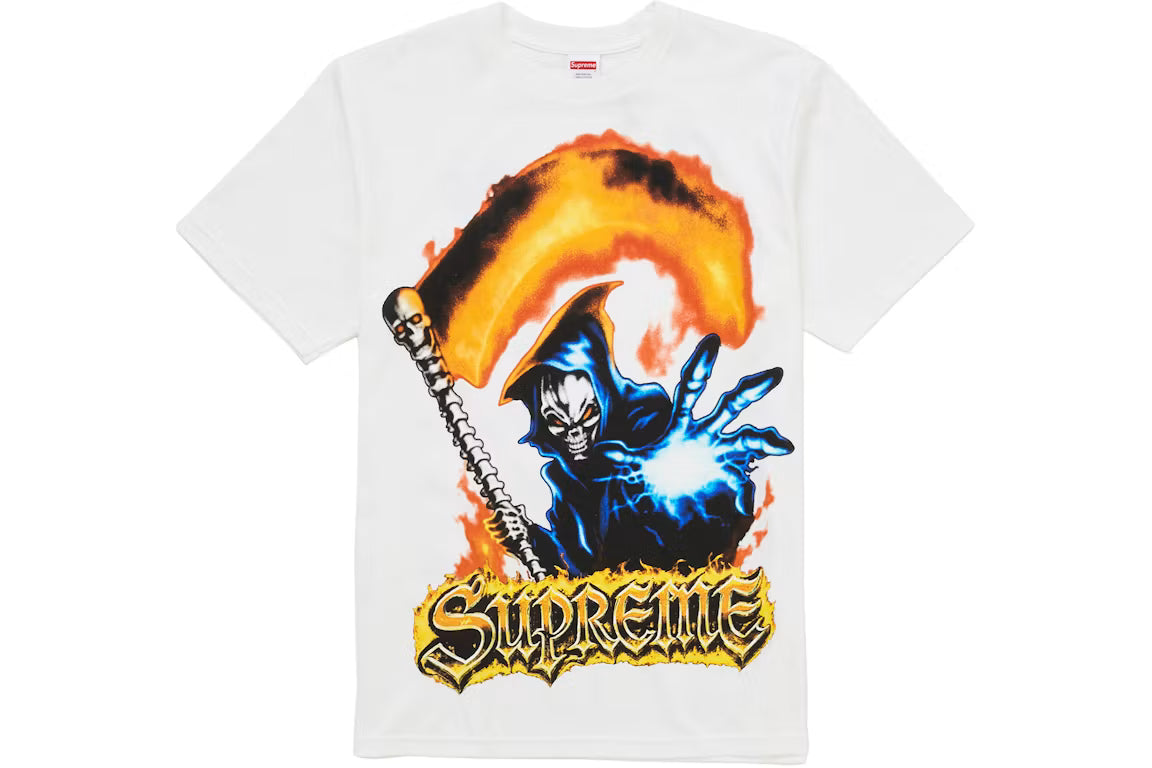 Supreme Grim Reaper Tee White DOK