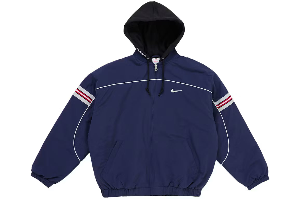 Supreme Nike Nylon Hooded Jacket NAVY