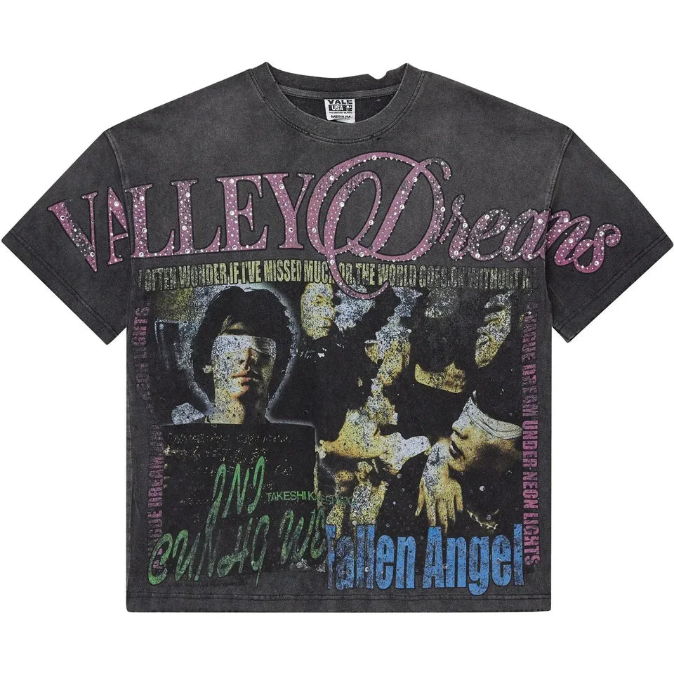 VALE Forever Fallen Bling Tee Black ML