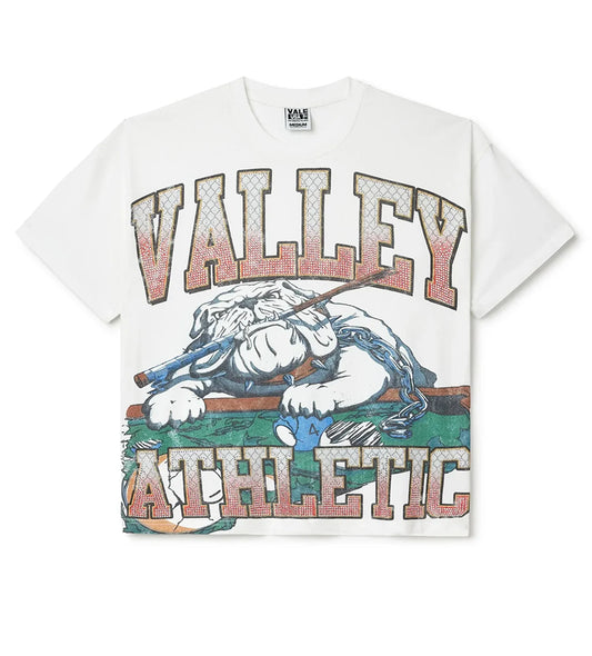 VALE White Polo Bling Tee