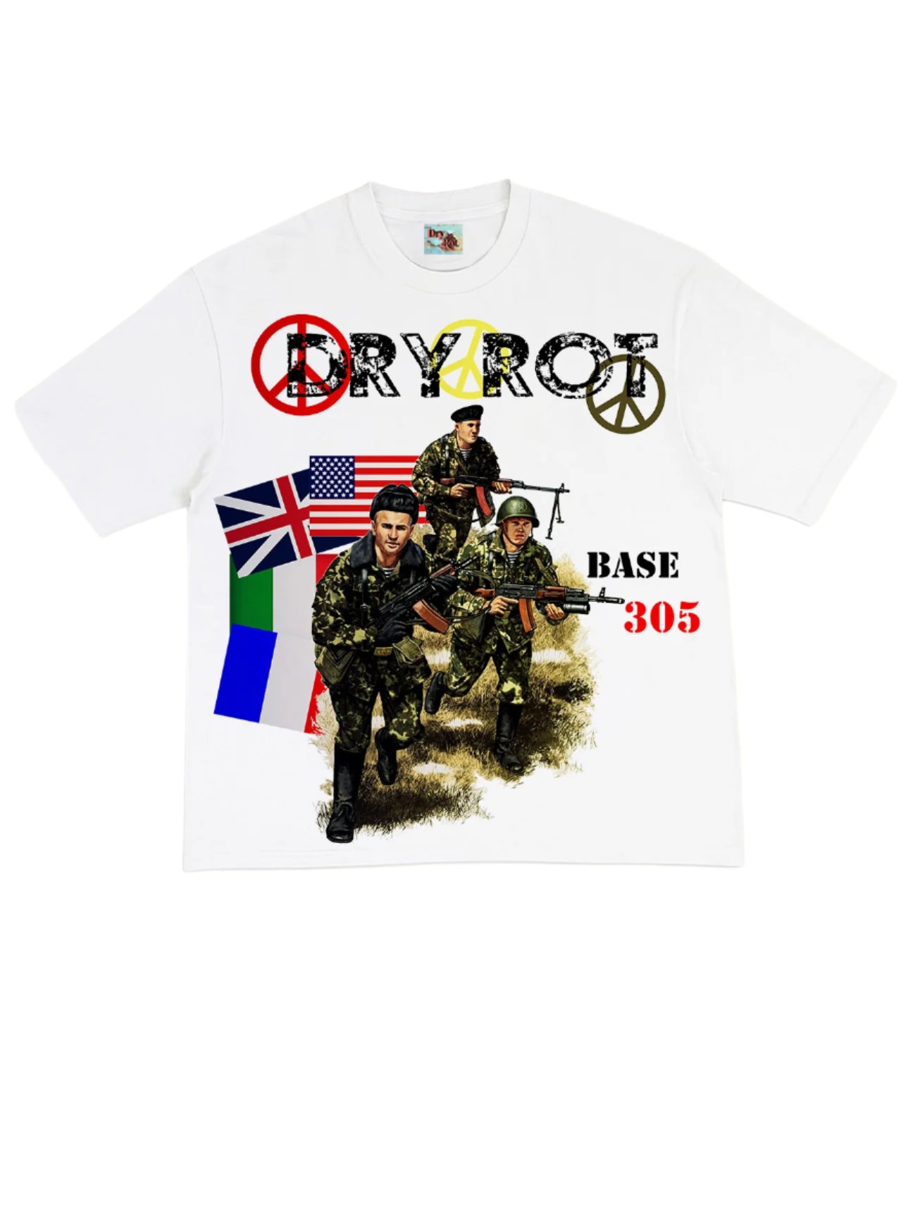 DryRot War Ready Tee White