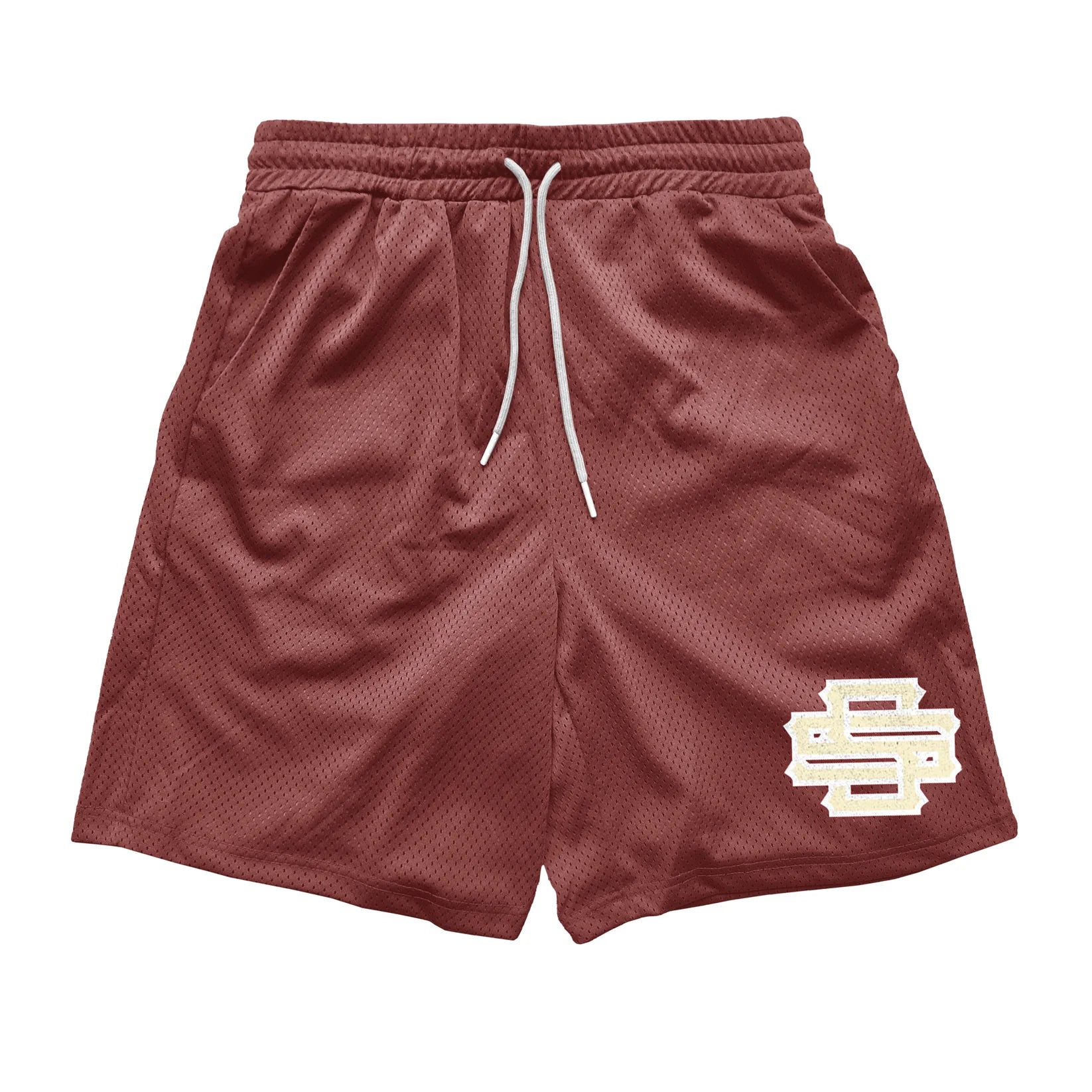 SS Burgundy Mesh Shorts
