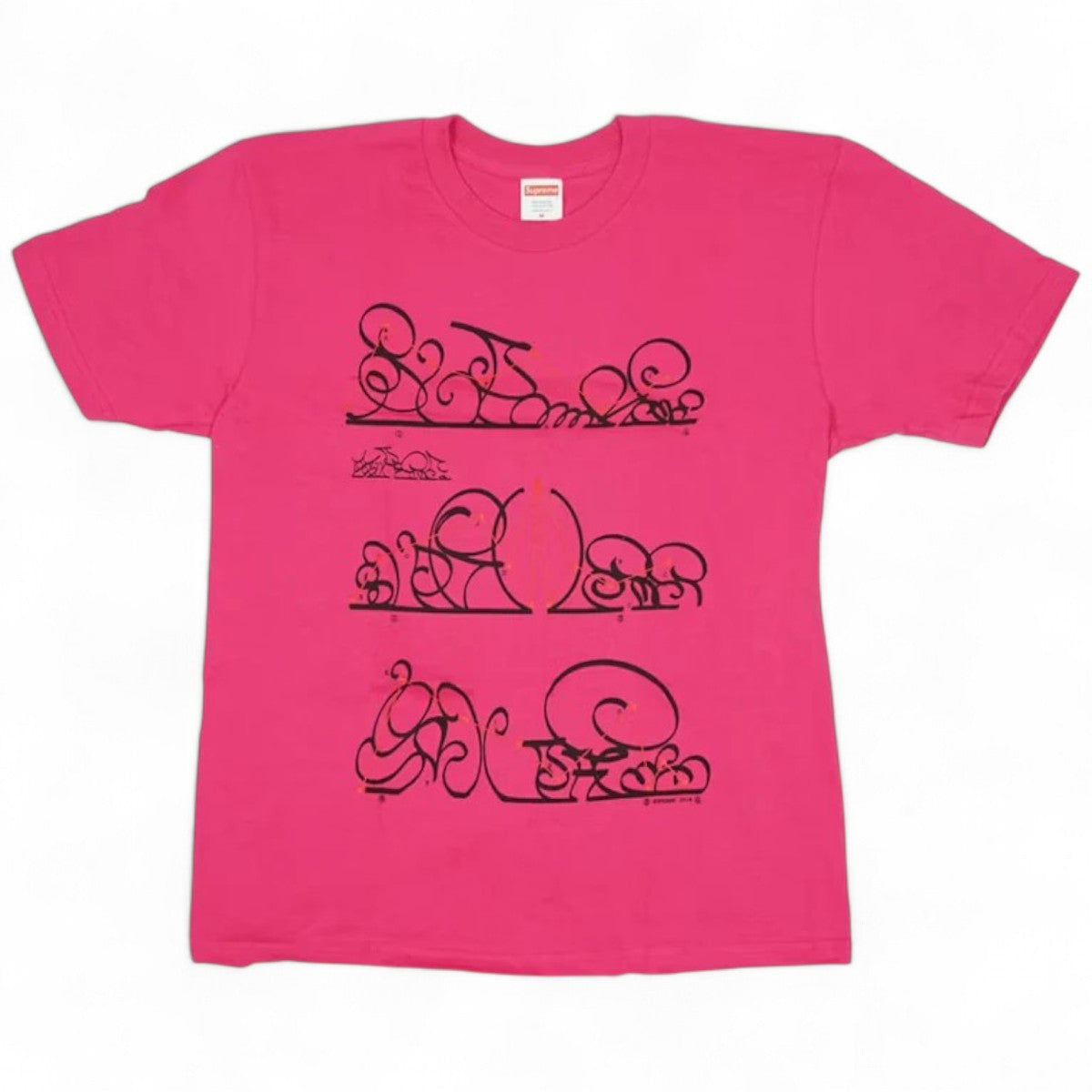 Supreme System Tee Dark Pink